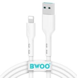 BWOO Cablu Date si Incarcare USB-A - Lightning BWOO X172L, 18W, 1m, Alb