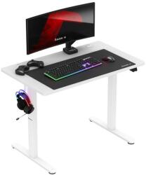 Huzaro Birou gaming electric Huzaro Hero 7.9, reglare inaltime 72-118 cm, Suport casti si rucsac, max 70 kg (Alb) (HZ-Hero 7.9 White)