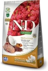 N&D Dog Grain Free Quinoa Skin & Coat Quail Adult Medium & Maxi - Bőr- és szőrproblémákra - 7kg