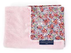Doudou Takaró legkisebbeknek Soft Blanket Deer Boh'aime Doudou et Compagnie rózsaszín 70*100 cm 0 hó-tól (DC4036)