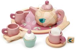 Tender Leaf Set de ceai din lemn Birdie Tea set Tender Leaf Toys pe tavă cu cești și filtru de ceai (TL8239) Bucatarie copii