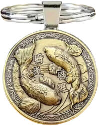 Kincsecske Kollekció Szerencse kulcstartó Koi halas