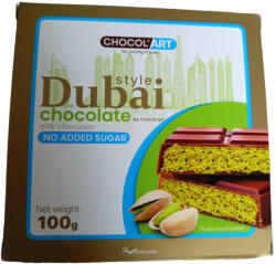 Chocol'art Dubai tejcsoki cukormentes 100g