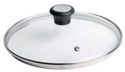 Tefal 28097712 28 cm, üveg-rozsdamente acél-műanyag Fekete-Inox-Átlátszó fedő (28097712)