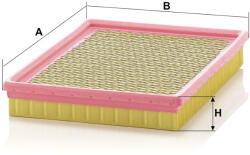 Mann-filter Levegőszűrő Mann Filter C 2681 (C2681)