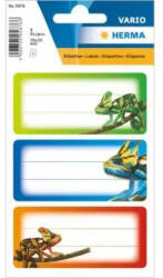 HERMA Herma: Gekkó mintás füzetcímke - 9 db-os - kreativjatek