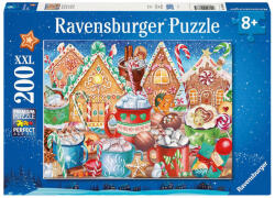 Ravensburger Puzzle 200 db - Édes karácsony, karácsonyi puzzle (8 éves kortól)