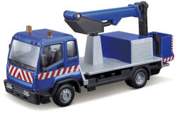 Bburago MAN darus teherautó játék - fém munkagép, emelőkosaras autómodell gyerekeknek