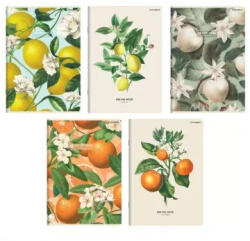 Herlitz Gyümölcs mintás Soft Touch négyzetrácsos füzet, A5 - többféle - kreativjatek