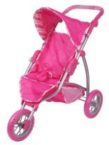 RTS Háromkerekű sport babakocsi - rózsaszín (64449)