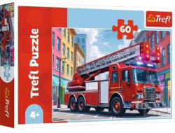 Trefl Trefl: Tűzoltóautó - 60 darabos puzzle - kreativjatek