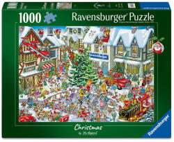 Ravensburger Puzzle 1000 db - Karácsonyi hangulat, ünnepi kirakó felnőtteknek és nagyobb gyerekeknek
