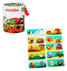 Puzzlika Állatok és lakhelyeik puzzle (44670)