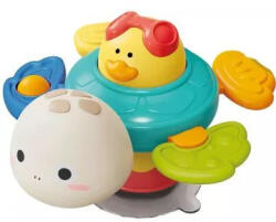  Tapadókorongos teknősbéka fürdőjáték hanggal - 15 cm