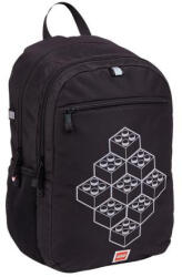 LEGO® Hátizsák, dulpa rekeszes, LEGO "Bricks", fekete-mintás (L202222511)