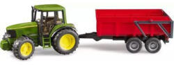 BRUDER Bruder: John Deere 6920 traktor utánfutóval - kreativjatek