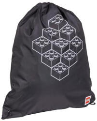 LEGO® Tornazsák, LEGO "Bricks", fekete-mintás (L100342511) - kreativjatek