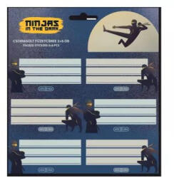  Ninjas in the Dark: Füzetcímke - 3 x 6 db-os