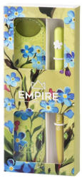 EMPIRE Golyóstoll Burgeon sárga 1, 0 mm kék tintával, eco bőr tokkal (PAP3011-0253)