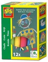 Ses táblakréta 12 darabos készlet - színes (33649)