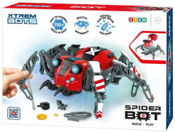 Xtrem Bots Spider Bot - szerelhető robotpók STEM építőjáték (8-14 év)