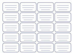 Herlitz Herlitz: Kék keretes iskolai füzetcímke - 20 db-os