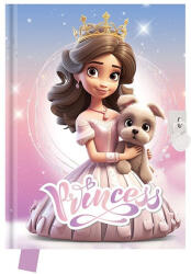 JUNIOR Emlékkönyv JUNIOR Princess szív alakú lakattal (DBL36-G24) - kreativjatek