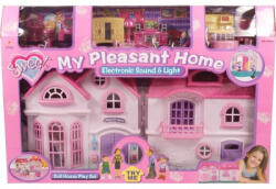 RTS Sweet műanyag babaház kiegészítőkkel - rózsaszín (97603)