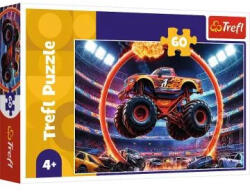Trefl Trefl: Monster Truck - 60 darabos kirakó - kreativjatek