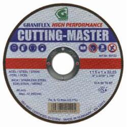 GRANIT Vágókorong Granit Cutting-master 115x1.0x22.2 Inox