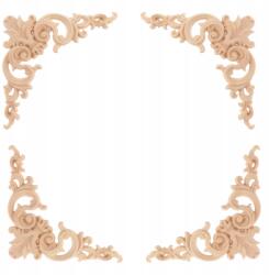 Fa Sarokdíszek Vintage Bútorokhoz Keret 10 x 10 cm 4 db (B07LBT5XT3)