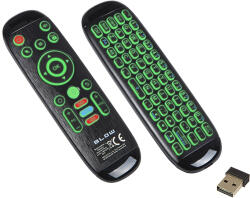 Tastatură wireless 2, 4GHz cu telecomandă (84-257-)