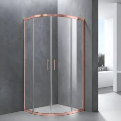 Water Fun Murcia || Rose Gold íves zuhanykabin 90x90, 190cm, 6mm, NANO (ZRM-919) - zuhanykabinpont