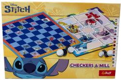 Trefl Disney Stitch: Dáma és malom társasjáték - Trefl (02862) - innotechshop