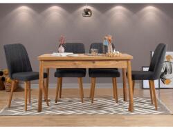 ASIR GROUP Étkezőgarnitúra (5 db) Costa Atlantice-Antracit (869VEL5194)