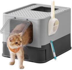 Feandrea Zárt macskaalom, macska toalett, szürke (PPT001B01)