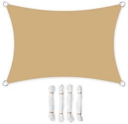 SONGMICS napvitorla 3x4 m, homok színe (GSH34EY)