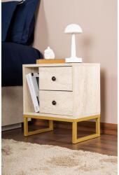 AG Éjjeliszekrény Glimmer - Travertine, Arany (241NRD1410)