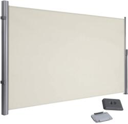 SONGMICS Oldalsó napellenző, kihúzható napellenző 200x350cm bézs (GSA205E) - tutihome
