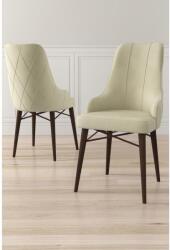 ASIR GROUP Étkezőszék szett (6 db) Neta - Krém, Barna (240CHR1734)