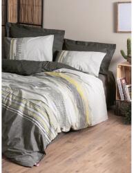Cottonbox Ágyneműhuzat TARON 140x200 cm, Sötétszürke/sárga (129CTN34414)