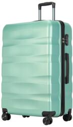 BONTOUR Wave Nagy Duplakerekes Gurulós bőrönd számzárral, Púderzöld, L méretű (120543-PowderGreen)