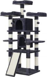 FEANDREA nagy macska kaparófa, XXL macskatorony 3 kényelmes kilátóhellyel, 172 cm magas (PCT18GYZ)
