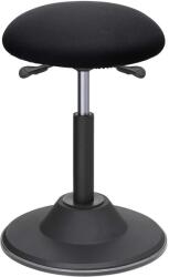 SONGMICS Magas munkaszék, 360°-ban forgatható bár/irodai szék, fekete (OSC01BK)