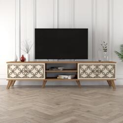 AG TV szekrény Class - Walnut, Cream (845HCT3010)