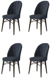 ASIR GROUP Étkezőszék szett (4 db) Ritim - Antracit, Barna (240CHR1486)