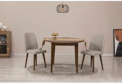 ASIR GROUP Étkezőgarnitúra(Kihúzható asztal, szék) (3 db) Vina 1005 3 - Fehér, Krém (869VEL8731)