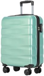 BONTOUR "WAVE" 4 Kerekes Kabin Bőrönd 55x39x20cm Púderzöld (120541-PowderGreen)