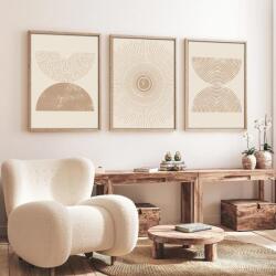 AG Fali Dekoráció keretezett MDF kép (3 darab) 693BSE4032 (693BSE4032)