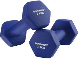 SONGMICS Neoprén súlyzók csúszásmentes fogantyúval, kék (SYL65BU)